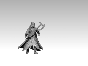 Elf Captain with axe